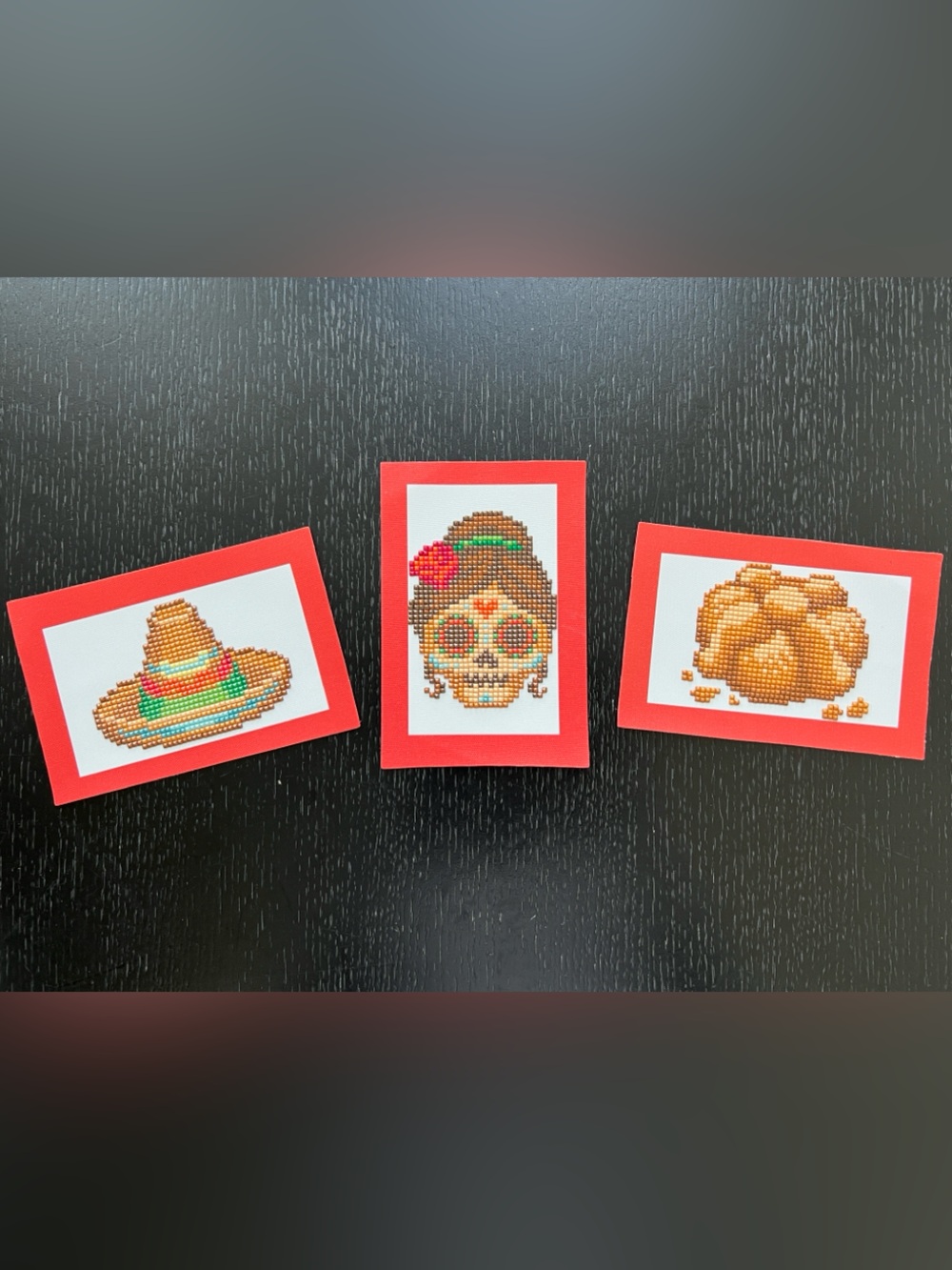 El dia de los muertes Day of the Dead diamond art mini tiles